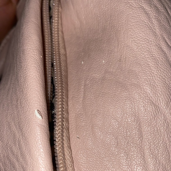 Powder Blush Ruched Lucille Satchel - Picture 9 of 9